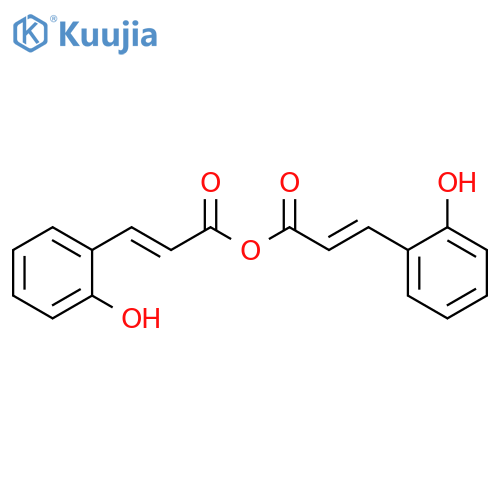 2-Propenoic acid,3-(2-hydroxyphenyl)-, anhydride with 3-(2-hydroxyphenyl)-2-propenoic acid structure
