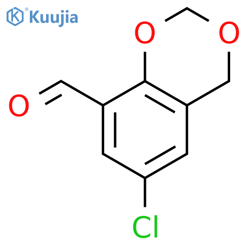 6-chloro-2,4-dihydro-1,3-benzodioxine-8-carbaldehyde structure
