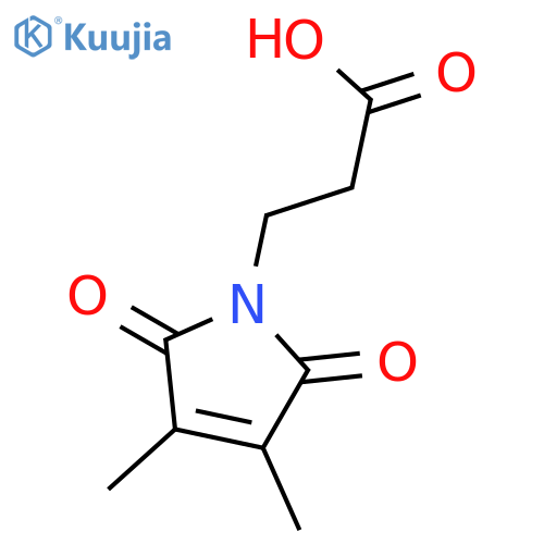 3-(3,4-dimethyl-2,5-dioxo-2,5-dihydro-1H-pyrrol-1-yl)propanoic acid structure
