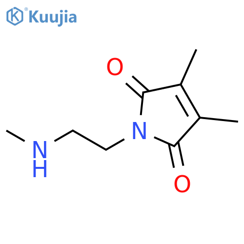 1H-Pyrrole-2,5-dione, 3,4-dimethyl-1-[2-(methylamino)ethyl]- structure