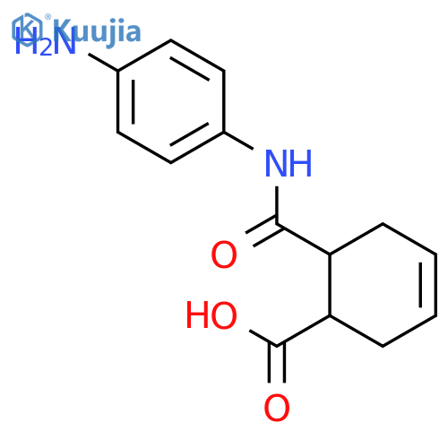 3-Cyclohexene-1-carboxylicacid,6-[[(4-aminophenyl)amino]carbonyl]-(9CI) structure