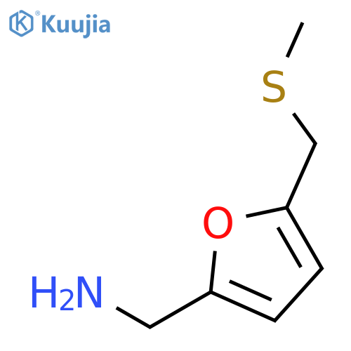 2-FURANMETHANAMINE, 5-[(METHYLTHIO)METHYL]- structure