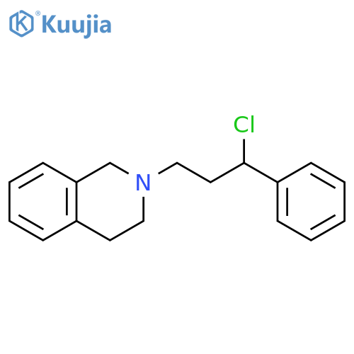 Isoquinoline, 2-(3-chloro-3-phenylpropyl)-1,2,3,4-tetrahydro- structure