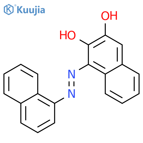 2,3-NAPHTHALENEDIOL, 1-(1-NAPHTHALENYLAZO)- structure