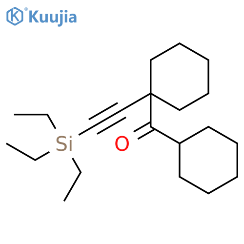 METHANONE, CYCLOHEXYL[1-[(TRIETHYLSILYL)ETHYNYL]CYCLOHEXYL]- structure