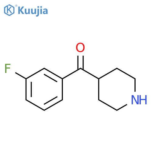 4-(3-Fluorobenzoyl)piperidine structure