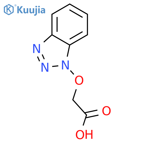 2-(1H-1,2,3-benzotriazol-1-yloxy)acetic acid structure