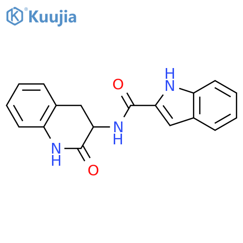 1H-Indole-2-carboxamide, N-(1,2,3,4-tetrahydro-2-oxo-3-quinolinyl)- structure