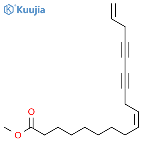 9,17-OCTADECADIENE-12,14-DIYNOIC ACID, METHYL ESTER, (Z)- structure