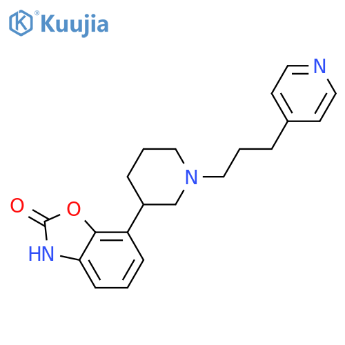 2(3H)-BENZOXAZOLONE, 7-[1-[3-(4-PYRIDINYL)PROPYL]-3-PIPERIDINYL]- structure