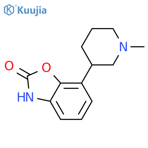 2(3H)-BENZOXAZOLONE, 7-(1-METHYL-3-PIPERIDINYL)- structure