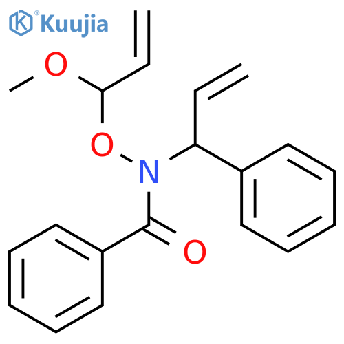 BENZAMIDE, N-[(1-METHOXY-2-PROPENYL)OXY]-N-(1-PHENYL-2-PROPENYL)- structure