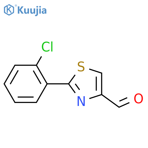 2-(2-chlorophenyl)-1,3-thiazole-4-carbaldehyde structure
