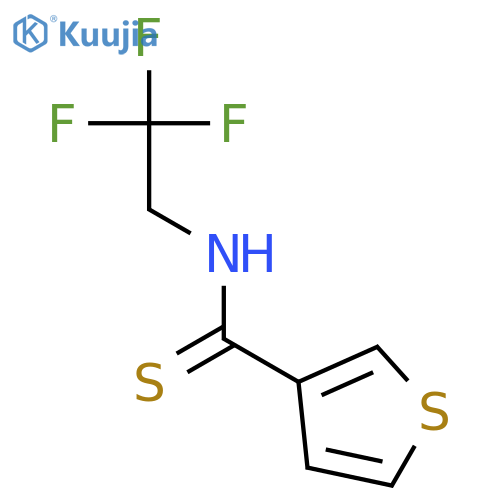 3-THIOPHENECARBOTHIOAMIDE, N-(2,2,2-TRIFLUOROETHYL)- structure