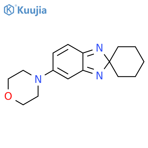 Spiro[2H-benzimidazole-2,1'-cyclohexane], 5-(4-morpholinyl)- structure