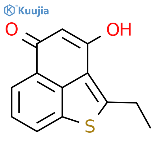 5H-NAPHTHO[1,8-BC]THIOPHEN-5-ONE, 2-ETHYL-3-HYDROXY- structure