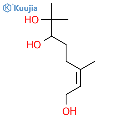 2-Octene-1,6,7-triol,3,7-dimethyl-, (2E,6S)- structure