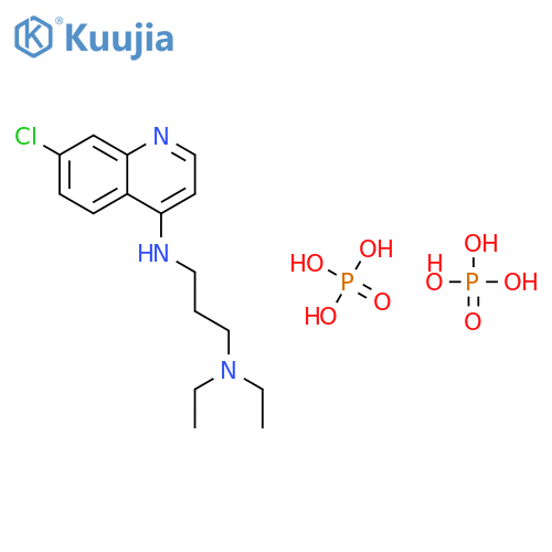 1,3-Propanediamine, N'-(7-chloro-4-quinolinyl)-N,N-diethyl-, phosphate(1:2) structure