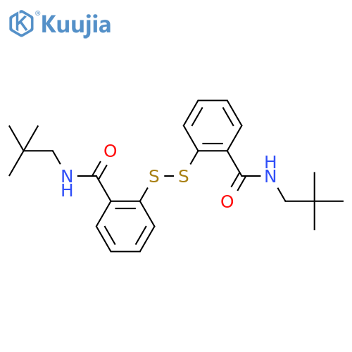 Benzamide, 2,2'-dithiobis[N-(2,2-dimethylpropyl)- structure