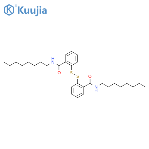 Benzamide, 2,2'-dithiobis[N-octyl- structure