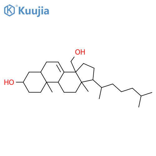 Cholest-7-ene-14-methanol,3-hydroxy-, (3b,5a)- (9CI) structure