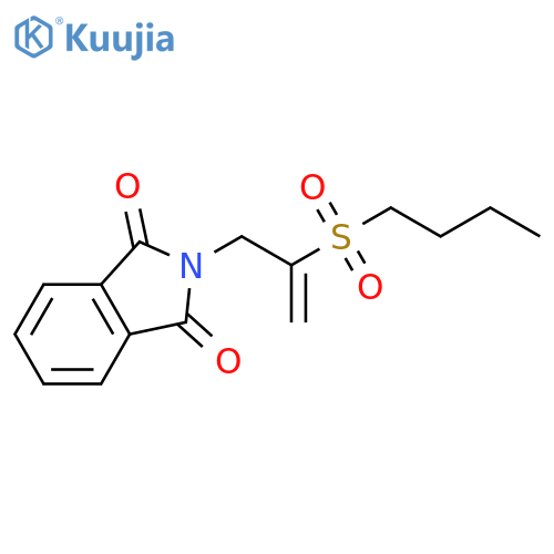 1H-Isoindole-1,3(2H)-dione, 2-[2-(butylsulfonyl)-2-propenyl]- structure