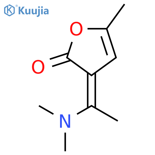 2(3H)-Furanone, 3-[1-(dimethylamino)ethylidene]-5-methyl- structure