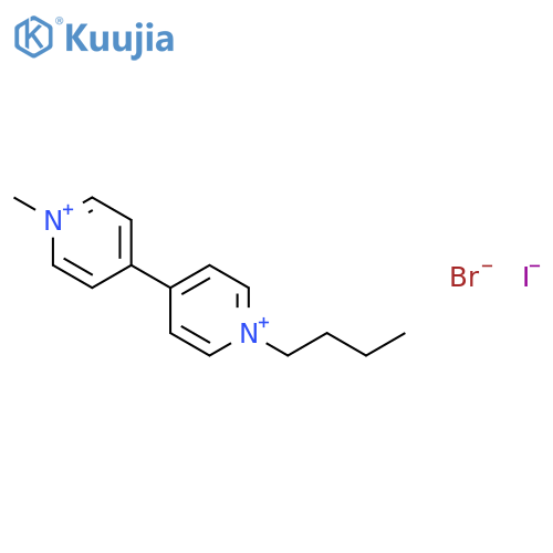 4,4'-BIPYRIDINIUM, 1-BUTYL-1'-METHYL-, BROMIDE IODIDE structure