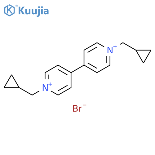 4,4'-Bipyridinium, 1,1'-bis(cyclopropylmethyl)-, dibromide structure