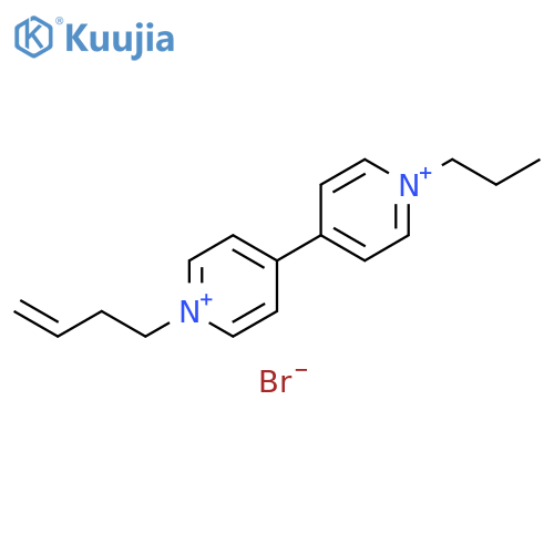 4,4'-Bipyridinium, 1-(3-butenyl)-1'-propyl-, dibromide structure