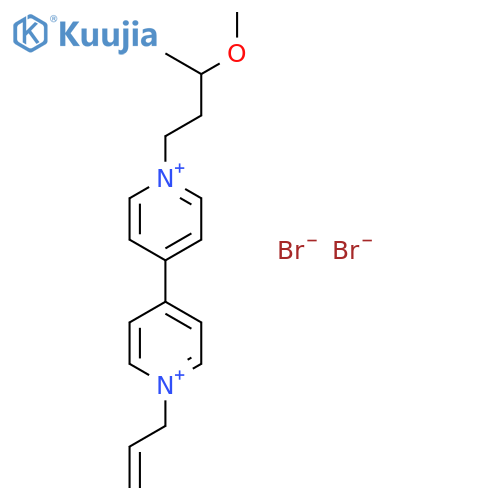 4,4'-Bipyridinium, 1-(3-methoxybutyl)-1'-(2-propenyl)-, dibromide structure