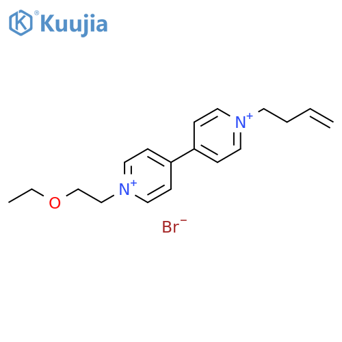 4,4'-Bipyridinium, 1-(3-butenyl)-1'-(2-ethoxyethyl)-, dibromide structure