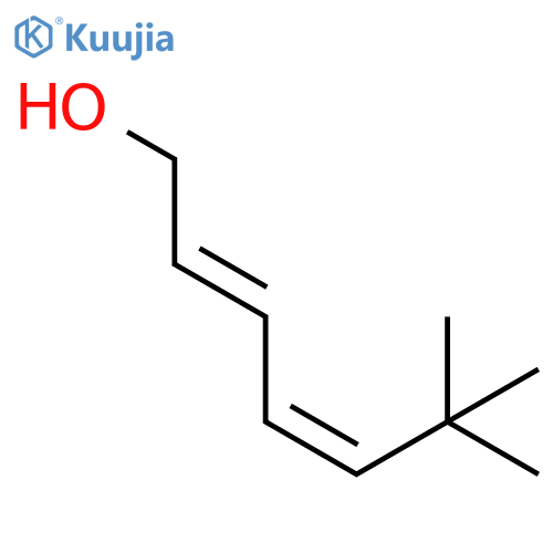2,4-Heptadien-1-ol, 6,6-dimethyl-, (E,Z)- structure