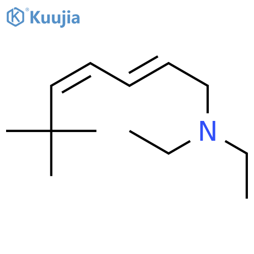 2,4-HEPTADIEN-1-AMINE, N,N-DIETHYL-6,6-DIMETHYL-, (E,Z)- structure