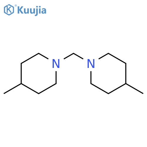 4-methyl-1-(4-methylpiperidin-1-yl)methylpiperidine structure