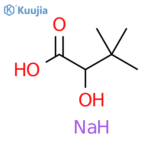 Butanoic acid, 2-hydroxy-3,3-dimethyl-, monosodium salt structure