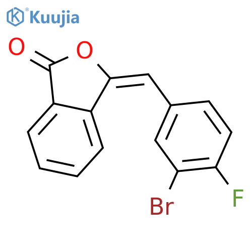 1(3H)-Isobenzofuranone, 3-[(3-bromo-4-fluorophenyl)methylene]- structure
