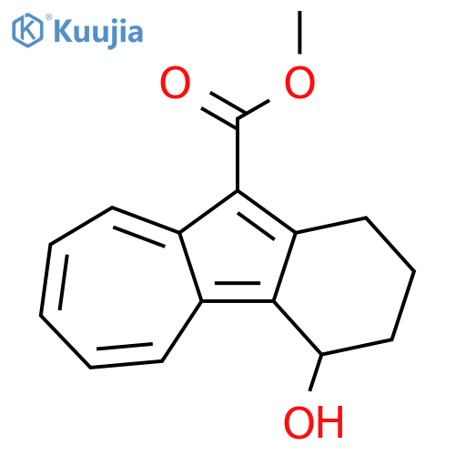 Benz[a]azulene-10-carboxylic acid, 1,2,3,4-tetrahydro-4-hydroxy-,methyl ester structure