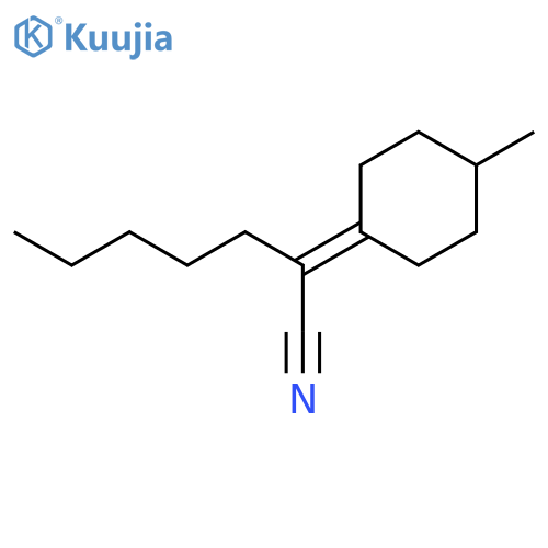 Heptanenitrile, 2-(4-methylcyclohexylidene)- structure