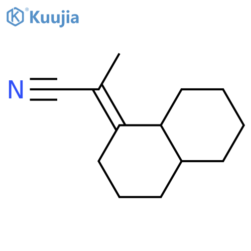 Propanenitrile, 2-(octahydro-1(2H)-naphthalenylidene)- structure