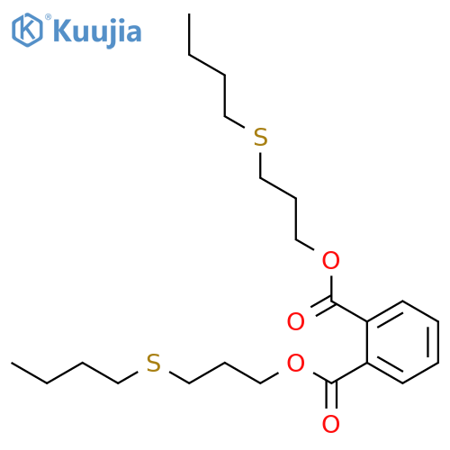 1,2-Benzenedicarboxylic acid, bis[3-(butylthio)propyl] ester structure