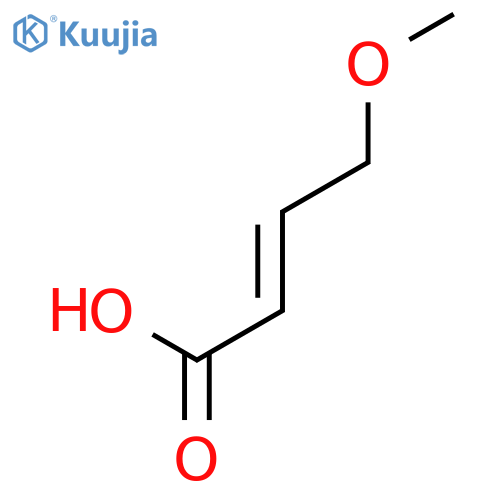 (2E)-4-methoxybut-2-enoic acid structure