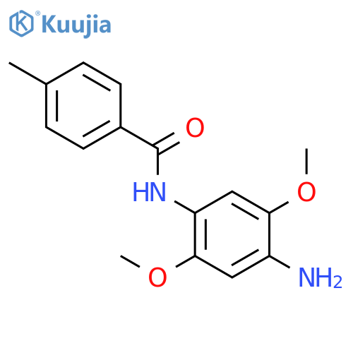 Benzamide, N-(4-amino-2,5-dimethoxyphenyl)-4-methyl- structure