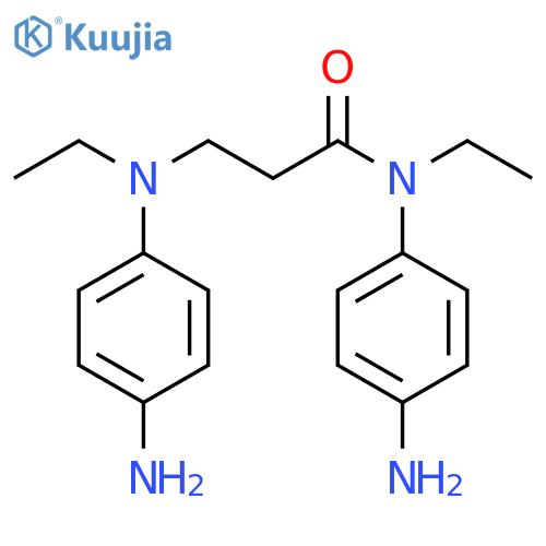 Propanamide,N-(4-aminophenyl)-3-[(4-aminophenyl)ethylamino]-N-ethyl- structure