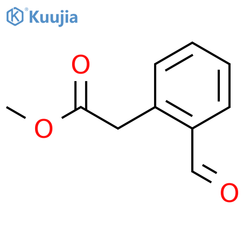 Methyl 2-(2-formylphenyl)acetate structure