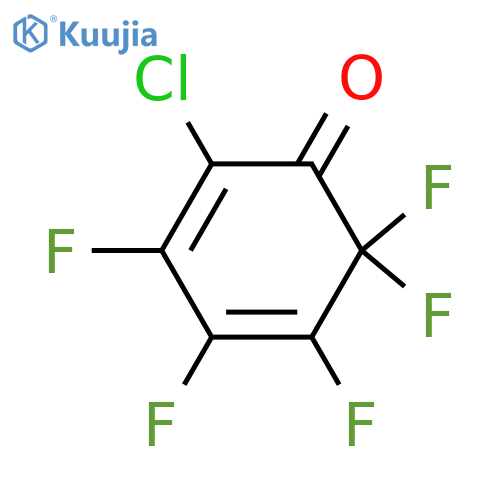2,4-Cyclohexadien-1-one, 2-chloro-3,4,5,6,6-pentafluoro- structure