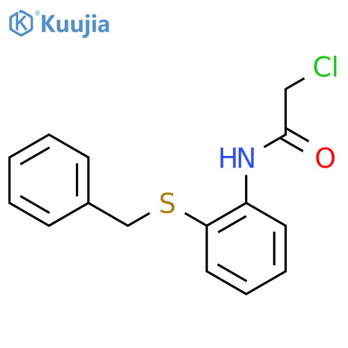N-2-(Benzylsulfanyl)phenyl-2-chloroacetamide structure