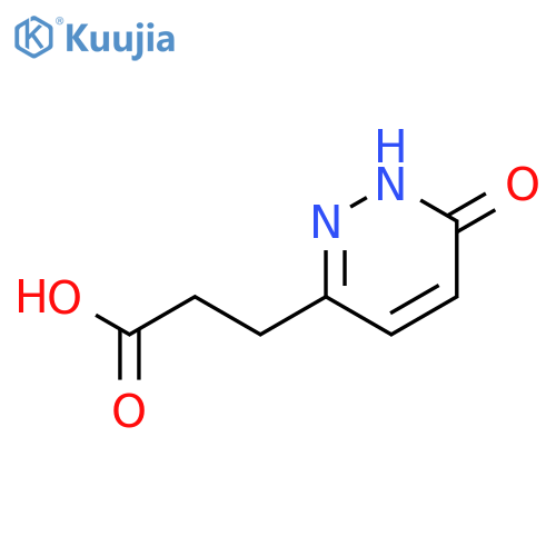 3-(6-Oxo-1,6-dihydropyridazin-3-yl)propanoic acid structure