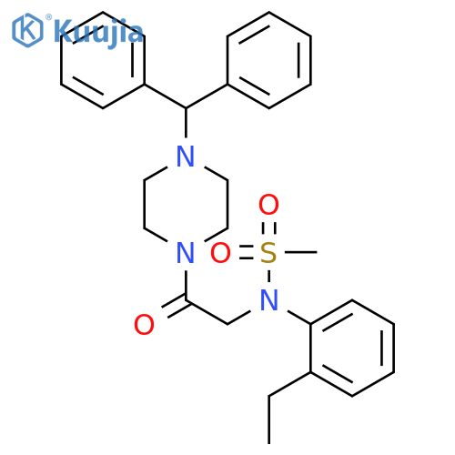 Benzoic acid,1-benzoyl-2-[2-(2-chlorophenyl)-2-oxoethylidene]hydrazide structure