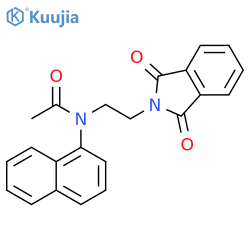 Acetamide,N-[2-(1,3-dihydro-1,3-dioxo-2H-isoindol-2-yl)ethyl]-N-1-naphthalenyl- structure